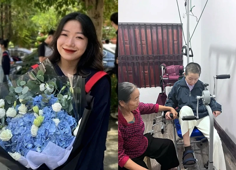 22-year-old nurse miraculously recovers after stroke.