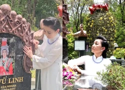 Thanh Thanh Tâm thăm mộ Vũ Linh, khóc nức nở, nói điều không ngờ