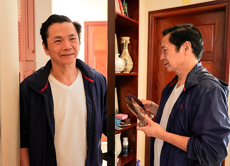 Bên trong căn hộ rộng 127m2 của "ông bố quốc dân" Trung Anh