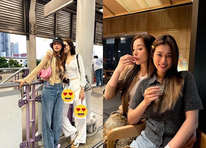 Kỳ Duyên and Thiên Ân were affectionate during their trip to Thailand; an incident occurred, and their reactions attracted attention.