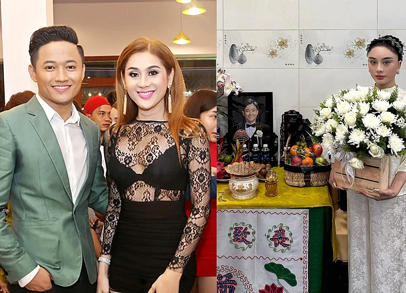 Lam Khanh Chi visits the home of the late artist Quy Binh, sends a 7-word message, and the truth is revealed.