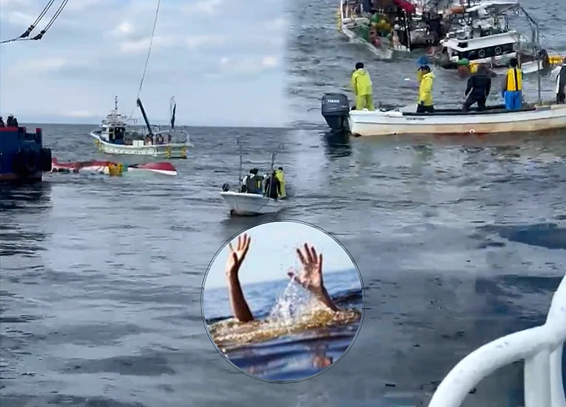 Japan: 5 Vietnamese trainees swept out to sea by waves, 3 missing, shocking cause revealed!