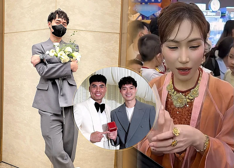 Văn Toàn diện vest, chuẩn bị nhẫn đắt đỏ, nghi cầu hôn bạn gái, Hòa Minzy sốc?
