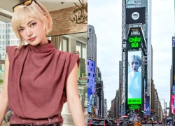 Châu Bùi overcomes controversy, makes a surprise appearance in Times Square, New York.