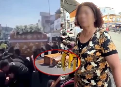 Khoảnh khắc đạo tỳ ở TP.HCM làm rơi quan tài trong lúc đưa tang, netizen xót xa