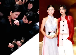 Kim Tuyen and Dong Anh Quynh showed affection for each other at the event, going beyond just friendship.