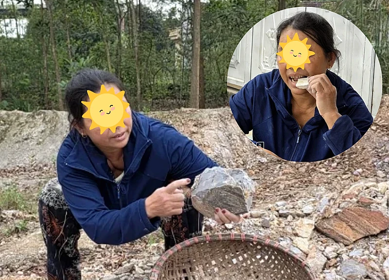 The bizarre and unique custom of eating soil in Vietnam is so rare that even at exorbitant prices, it's impossible to buy.