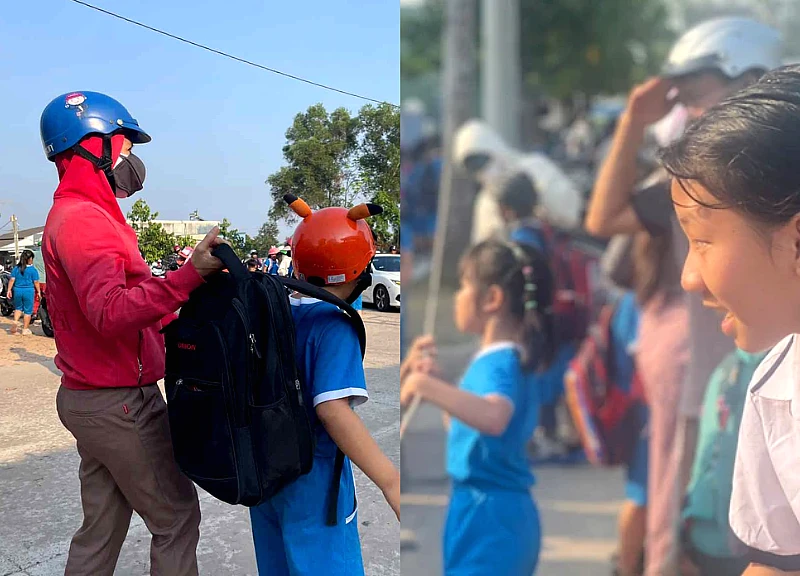 The truth behind the clip of "students not attending the boarding program being kicked out into the sun": the school speaks out.