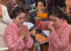 Hồng Loan khóc nức nở giỗ Vũ Linh, tự tay làm mâm cúng, chồng gây chú ý