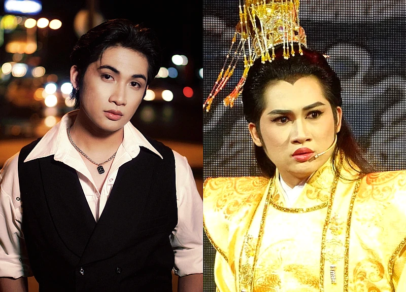 Ngoc Cuong: Son of Chinh Nhan, the "successor star" of the Huynh Long cai luong family