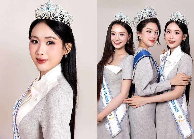 Sáng tỏ khoảnh khắc Á hậu né tay Hoa hậu Phương Oanh ngay trên sân khấu