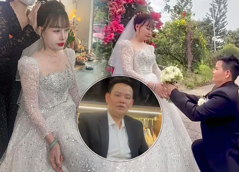 Thu Sao implicitly remarried for the 2nd time with young love, asking for a high ceremony, the boy's family turned the car?
