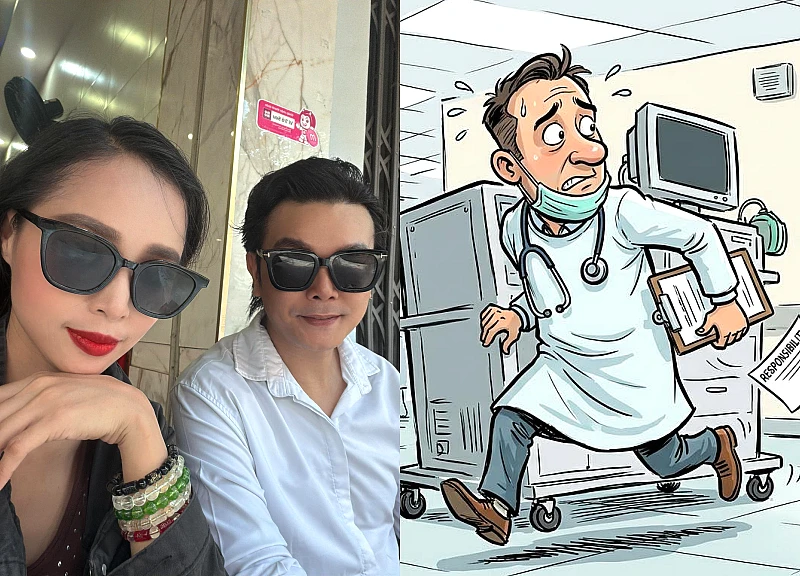 Vợ chồng Bích Trâm - Linh Tý dí bác sĩ giữ kết quả ADN của Hồng Loan