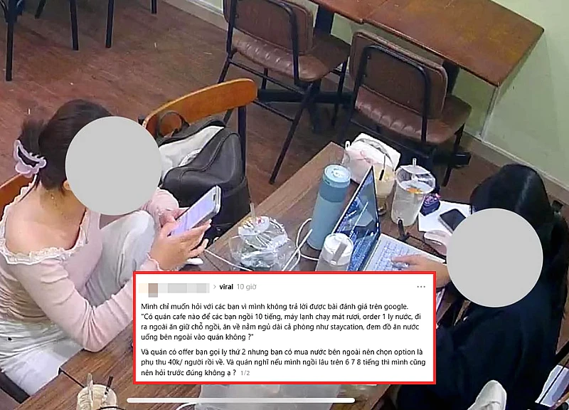 Vụ quán cà phê phụ thu 40k/người bị khách đánh giá 1 sao, CĐM phản ứng căng?