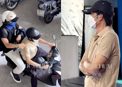 Hoài Linh tự chạy xe máy, bịt mặt kín mít ở sự kiện
