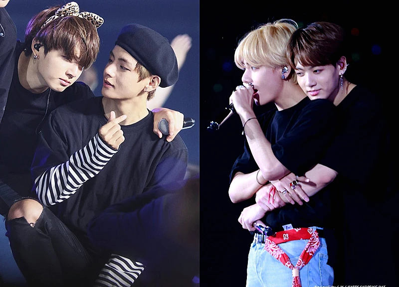 Jungkook và V (BTS) tình tứ hẹn hò ở đảo Jeju