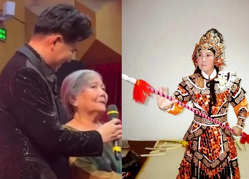 NSND Lê Thiện "khóc nghẹn" nhớ Vũ Linh, tái hiện ký ức sân khấu cải lương xưa