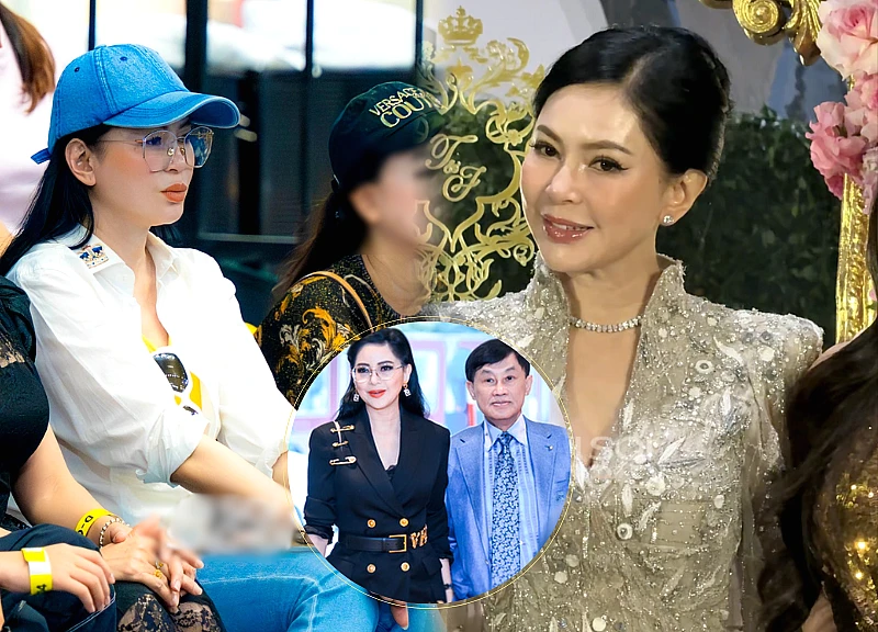 Billionaire Johnathan Hanh Nguyen's wife reveals her 'wooden face' in the middle of a crowded place, fans lament?