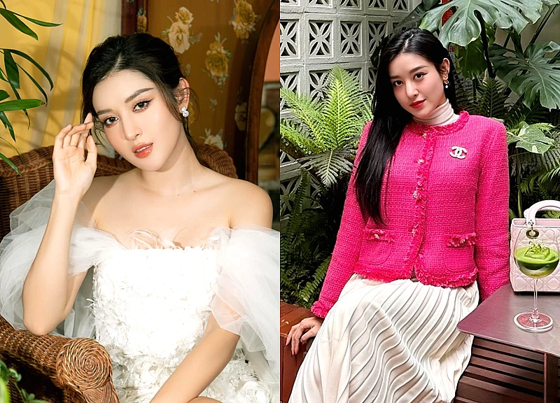 Á hậu bán đôi giày bẩn 2 triệu gây tranh cãi: Đeo đồng hồ 11 tỷ, ở biệt thự 800m2, đồ hiệu chất thành đống