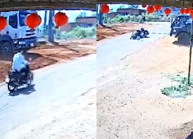 Cảnh sát vào cuộc vụ dây cáp nối 2 xe tải khiến chú rể gặp nạn giữa đường