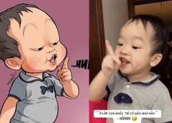 Baby viral meme "holds" causing a fever online after 2 years, the family reveals unexpected changes