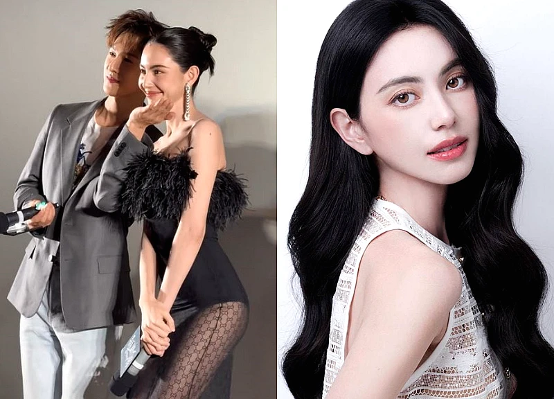 Mai Davika caused controversy because she wore an excessively revealing skirt to the press conference, occupying the waves of juniors?