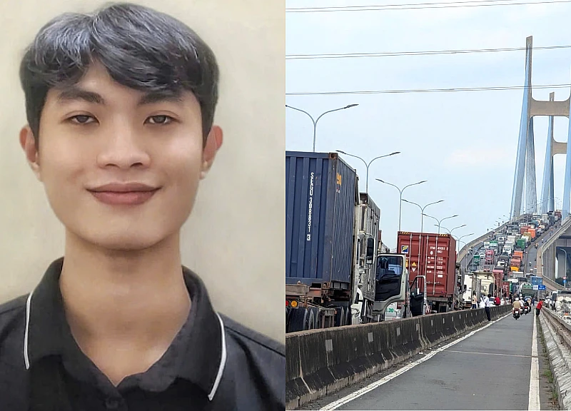 The case of the missing male student in Ho Chi Minh City. Ho Chi Minh City, detected motorbikes and backpacks near Phu My Bridge