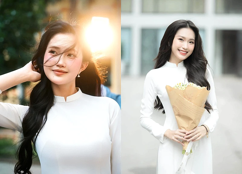 Xuất hiện cô gái Bắc Ninh "song trùng" với Doãn Hải My: 11.000 người vào thả tim cho 2 bức ảnh