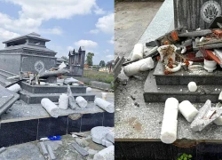 Mộ Mẹ Việt Nam Anh hùng bị đập phá, công an khẩn trương truy thủ phạm