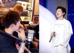 B Ray raps a "sensitive" line related to the "Em Xinh" sticker, then quickly apologizes.