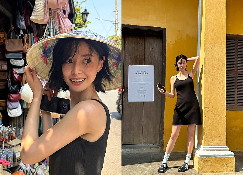 Gallery - Mỹ nhân "Itaewon Class" - Kwon Nara: đội nón lá, gánh hàng rong tại Hội An | Sao nổi tiếng | Giải trí - VGT