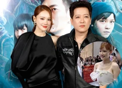 Nha Phuong appears with a new look alongside Truong Giang after the beauty contest.