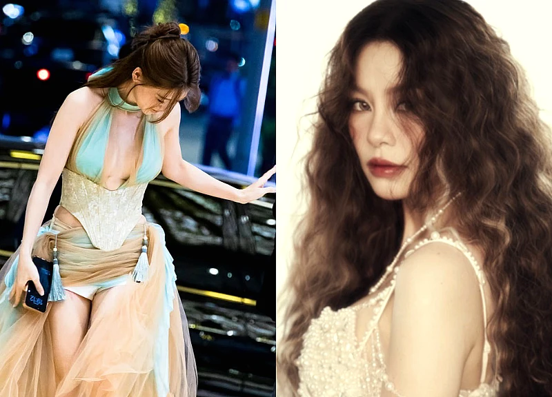 Bui Lan Huong and her dress mishap went viral on social media; her beauty overshadowed even the Miss Universe contestants.