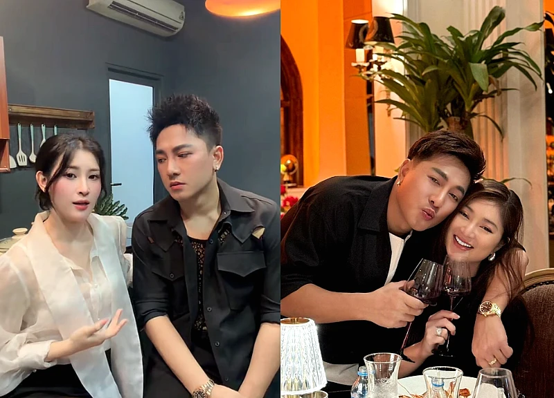 Chau Khai Phong spotted getting close to a girl, with a strange expression; netizens are calling for Thanh Truc?