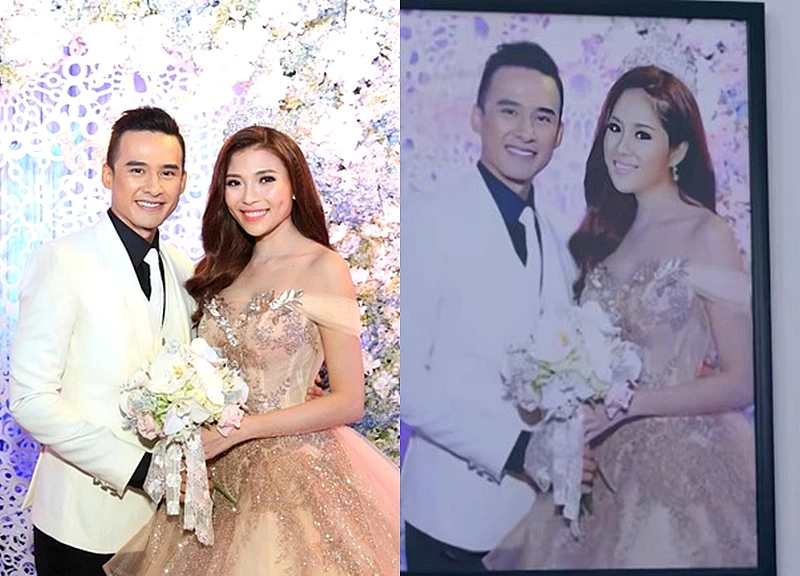 Phát hiện Bóng Ma Hạnh Phúc "xài chùa" ảnh cưới của cặp đôi nổi tiếng: Thay mỗi cái mặt, tiết kiệm thế là cùng