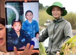 Quang Linh Vlogs "reveals" childhood photos; Nhat Le speaks out, "revealing" shocking details about her younger brother?