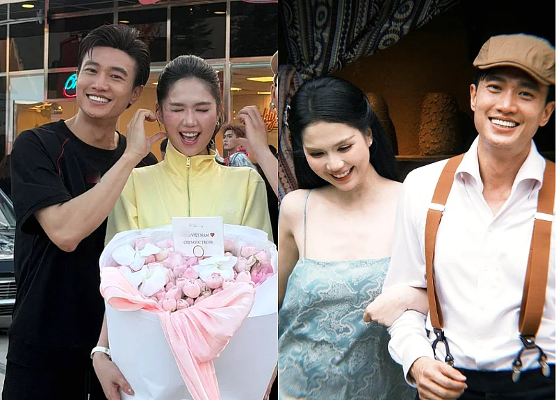 Gallery - Quốc Trường công khai đón sinh nhật bên Ngọc Trinh, mẹ nam diễn viên thái độ lạ | Showbiz Việt | Sao Việt - VGT