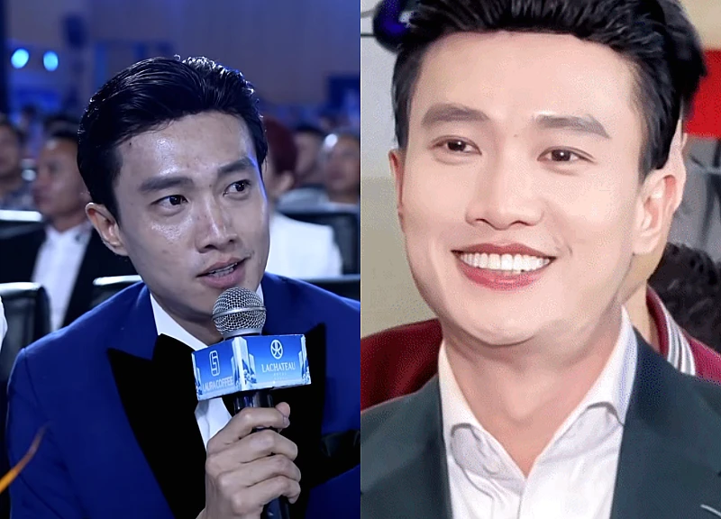 Quoc Truong reveals his "pale" makeup, celebrates his birthday early with Ngoc Trinh.