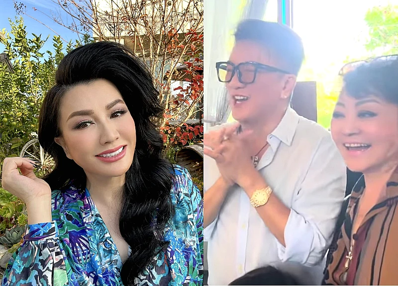 Gallery - Vợ cũ Bằng Kiều tới ủng hộ quán Đàm Vĩnh Hưng, chạm mặt Hương Lan gây chú ý | Showbiz Việt | Sao Việt - VGT