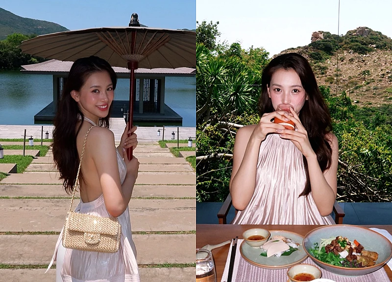 Rầm rộ tin Hoa hậu Tiểu Vy đang hẹn hò thiếu gia Hải Phòng, còn bị bắt gặp ở resort 5 sao