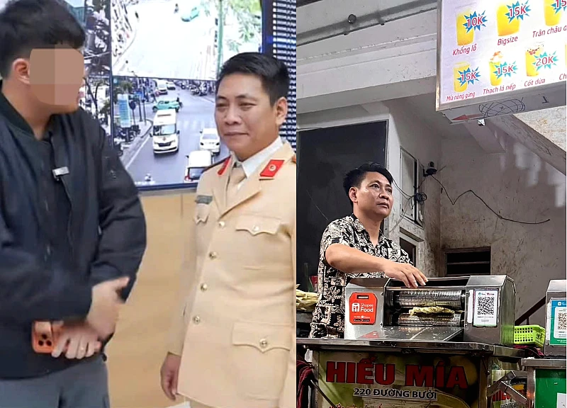 A traffic police lieutenant colonel selling sugarcane juice goes viral, revealing unexpected details about his everyday life.