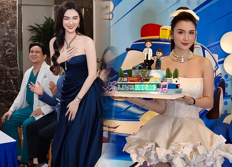 Pham Huong's student publicly shares photo of her 3-year-old son with Doctor Chiem, hinting at a strange future?