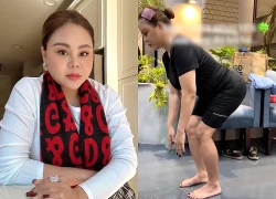Le Giang reveals her illness causing leg atrophy; netizens express sympathy for her difficulty in moving around.