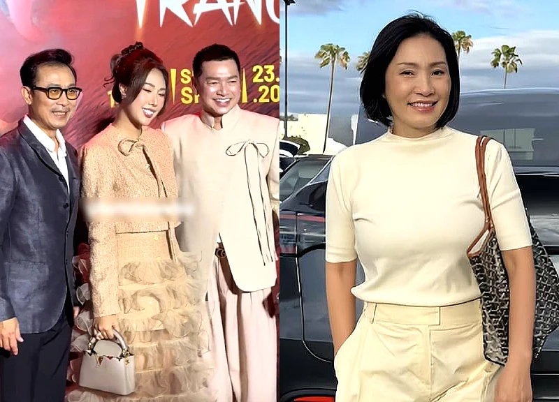 Van Son had a strange expression when Quang Minh introduced his wife, who is 37 years younger than him. Was it because of Hong Dao?