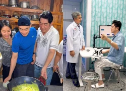 Huỳnh Anh Tuấn hồi phục sau đột quỵ, dùng AI lồng tiếng clip, Lê Phương ghé thăm