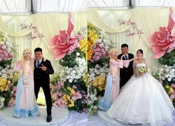Hậu Hoàng rạng rỡ đám cưới Mũi trưởng Long, nói rõ 1 câu vụ "đẩy thuyền" năm xưa